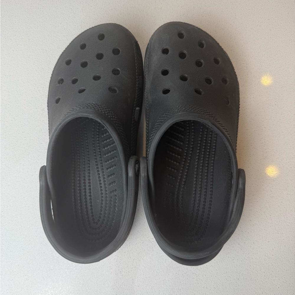 CROCS Classic Black Slip-On Clogs
